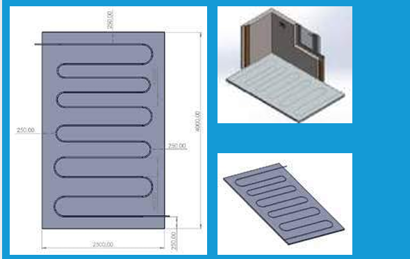 Container Evlerde Isıtma ve Yalıtım Şeması