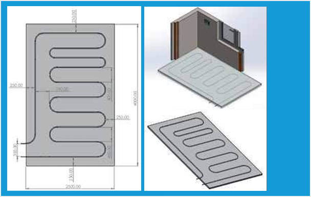 Container Evlerde Isıtma ve Yalıtım Şeması